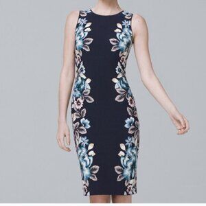 White House Black Market Petite Floral Bodycon Dress